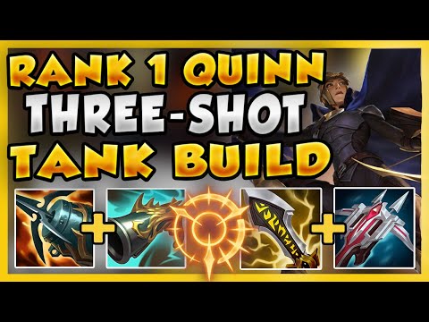 RANK 1 QUINN USE THIS BUILD TO DESTROY *ALL* TANK MATCHUPS! (INSANE DAMAGE) - League of Legends