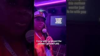 Come with us aboard the Disney Adventure 🚢✨ #maidenvoyage #disneyadventure #singapore #disneycruise