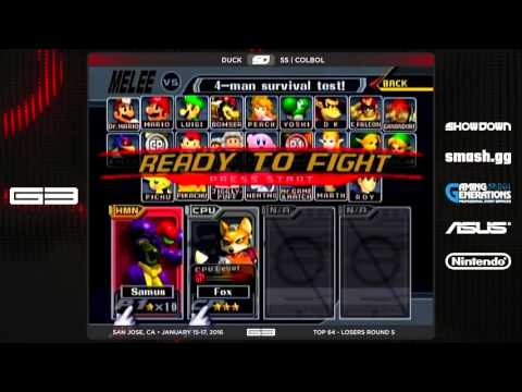 GENESIS 3 - Duck (Samus) vs SS|Colbol (Fox) - Melee Top 64 - LR5