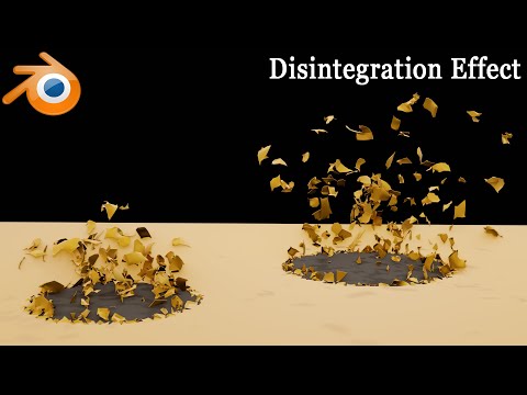 Blender tutorial - Create Disintegration Effect - 230