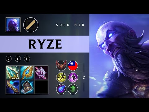 Ryze Mid vs Taliyah - TW Grandmaster Patch 25.22
