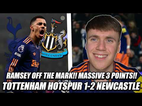 *RAMSEY OFF THE MARK!! MASSIVE 3 POINTS!!* TOTTENHAM HOTSPUR 1-2 NEWCASTLE!!