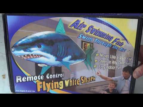 Распаковка, сборка, обзор летающей рыбы.