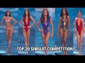 Swimsuit competition for Miss Universe 2023's top 20.