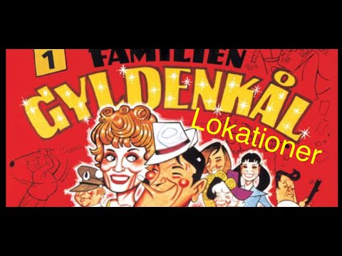 Filmlokationer - Familien Gyldenkål Filmene - Axel Strøbye Gamle danskefilm .