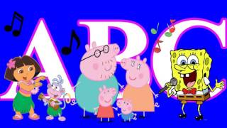ALPHABET ABC Song with Dora Baby Spongebob