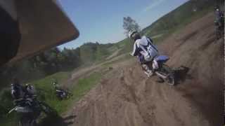 preview picture of video 'Riding with my friends at MX Ste-Sophie (private track)'