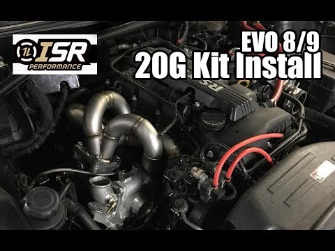 ISR Evo 8/9 Twinscroll 20G turbo install (Part 1)