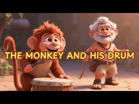 The Foolish Monkey and the King’s Drum | Panchatantra Moral Story for Kids | Animated Tales
