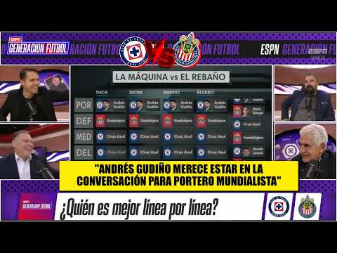 CHIVAS PELIGRA vs CRUZ AZUL. La Máquina MEJOR en delantera, banca y portero con GUDIÑO |Generación F
