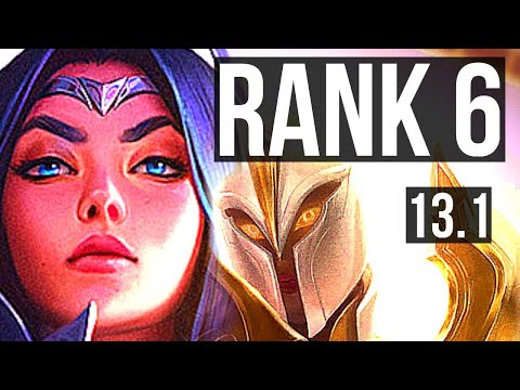 IRELIA vs KAYLE (MID) | Rank 3 Irelia, Rank 6, 10 solo kills, Dominating | EUW Challenger | 13.1