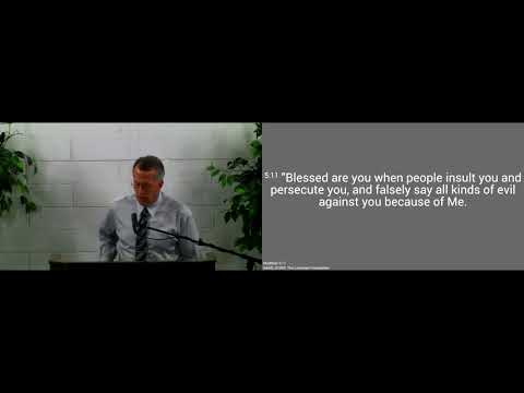 170917pm - You Are Blessed, If You Are Persecuted - Matthew 5:10-12