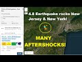 Rare 4 8 Earthquake Rocks New Jersey New York 5 April 2024 Felt Over 200 Miles Away Aftershocks