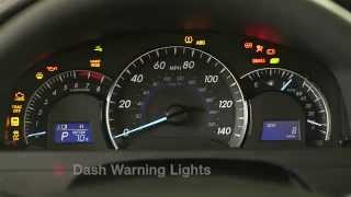 preview picture of video 'Camry How To  Dashboard Warning Lights   2014 5 Toyota Camry'