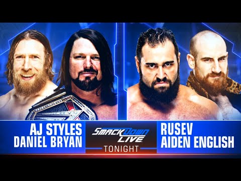 FULL MATCH: Aj Styles & Daniel Bryan vs Rusev & Aiden English (1/2) | WWE SmackDown 04/17/18