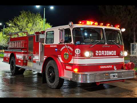 NUEVO COCHE DE BOMBEROS GUALJAINA