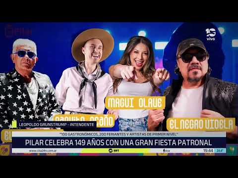 Pilar 149 años con una gran fiesta popular