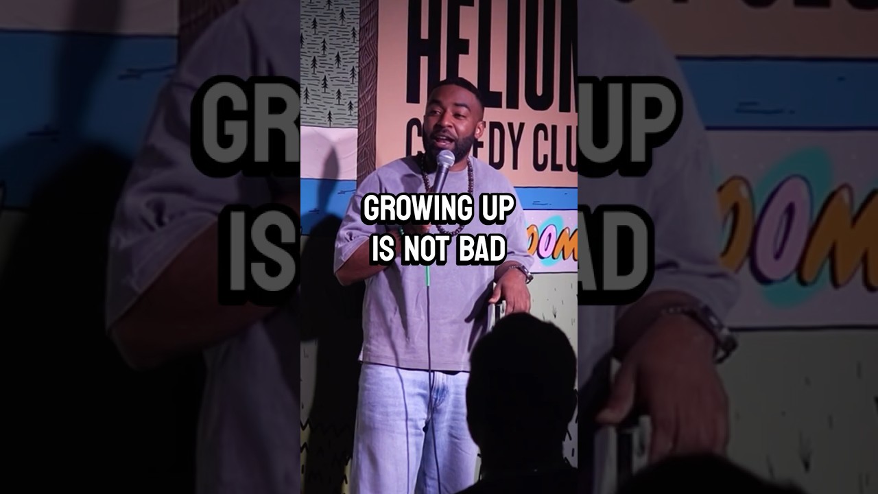 Growing up can be kind of nice. #comedy #comedian #standupcomedy