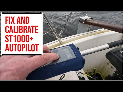 Calibrating ST1000+ Auto Pilot , also fixing issue with calibration mode not starting on key press