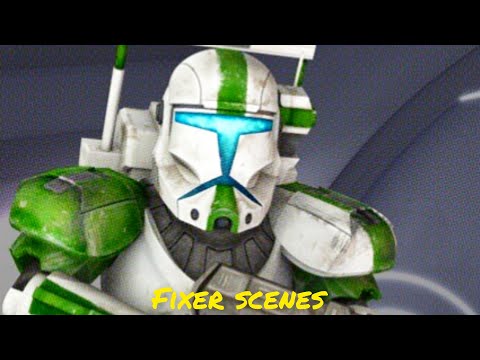 All clone commando Fixer scenes - The Clone Wars