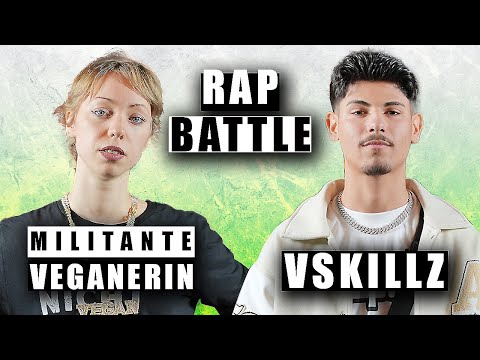 MILITANT VEGAN vs. VSKILLZ (Rap battle escalates) Big Difference 🔥🔥