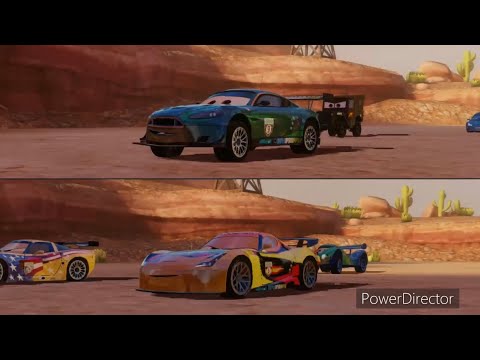 Cars 2 the video game #90 Nigel Gearsley Vs Miguel Camino