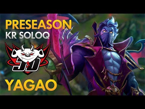 Preseason: JD Gaming Yagao - Kassadin Mid Lane - KDA 13/4/14