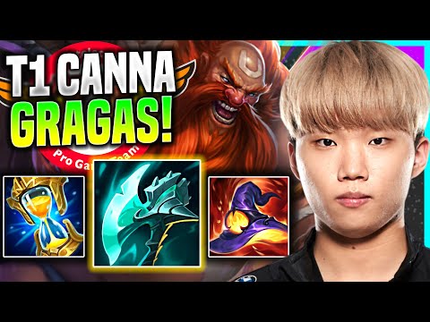 CANNA TRIES GRAGAS WITH NEW ITEMS! - T1 Canna Plays Gragas Top vs Aatrox! | Preseason 11