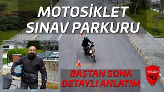 Karşıyaka Örnekköy Motosiklet Sınav Parkuru - Motosiklet Sınavında Baş