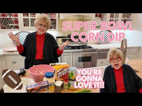 The BEST Super Bowl Corn Dip 🧀🔥 | Easy Game Day Appetizer for Parties & Football - Amber Marie Manor
