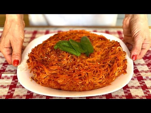 TIMBALLO DI SPAGHETTI ALL' ITALIANA 🇮🇹🍝 Primo Piatto Gustosissimo