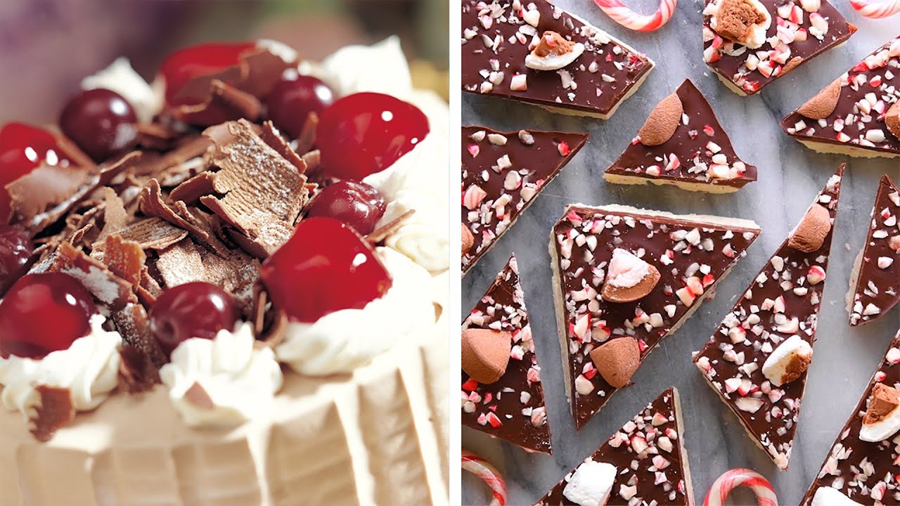 Beautiful Christmas Cherry Cake | Perfect Cake Decorating Tutorial So Yummy Cake Recipe