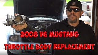 How To Replace Throttle Body 08 V6 Mustang