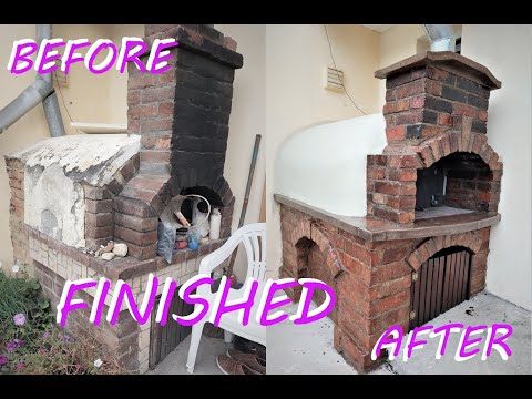 Old pizza oven restoration The insulation and finish Episode 4