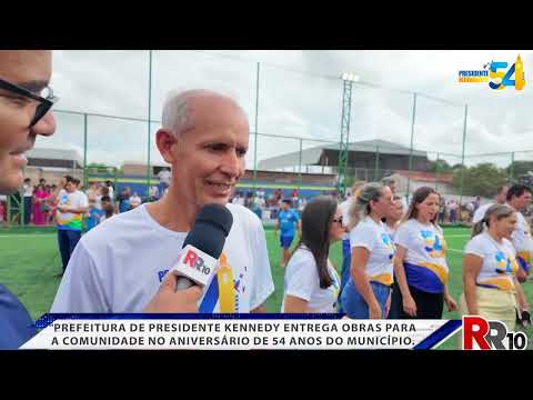ENTREGA CAMPO SOCIETE PRESIDENTE KENNEDY DO TOCANTINS ANIVERSARIO DE 54 ANOS  07/12/2025