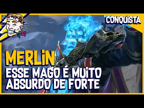ESSE MAGO É MUITO ABSURDO DE FORTE - MERLIN SMITE - PT/BR - #SMITE #SMITEPS4