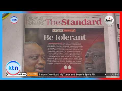 Uhuru: Don't claw back our freedoms || In the dailies