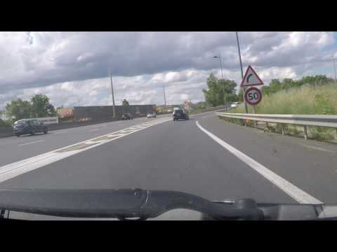 France by Autoroute - A7 Lyon onto A450 for Pierre Benite