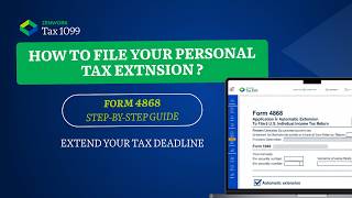 How to E-File IRS Form 4868 (Individual Tax Extension) in 2026 | Step-by-Step