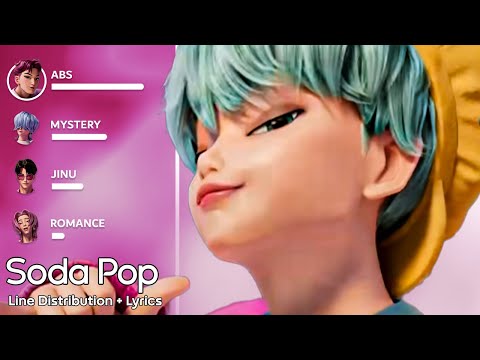 Saja Boys - Soda Pop - Line Distribution + Lyrics #sajaboys #netflix #kpop  #trending
