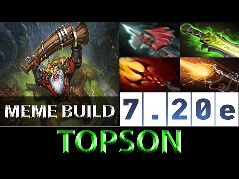TOPSON [Sniper] When The Meme Build Works ► Dota 2 7.20e