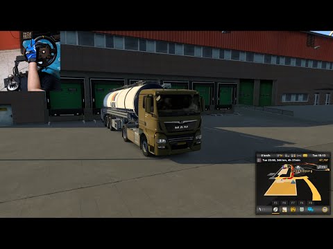 MAN TGX LUXEMBOURG TO DIJON EURO TRUCK SIMULATOR 2 THRUSTMASTER TX GAMEPLAY 4K