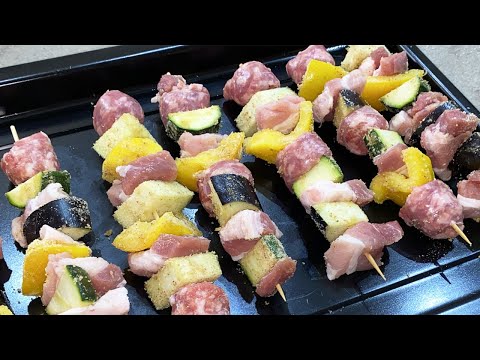 SPIEDINI DI CARNE E VERDURE A MODO MIO