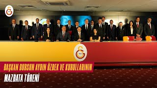 🔴 Galatasaray SK Başkanı Dursun Aydın Özbek ve kurullarının Mazbata Töreni gerçekleştiriliyor