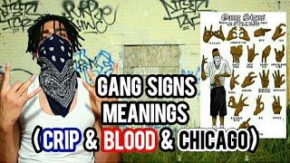 GANG SIGNS MEANINGS (CRIP &amp; BLOOD &amp; CHICAGO)