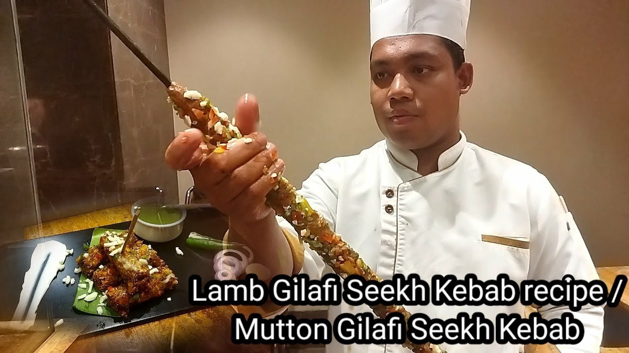 Lamb Gilafi Seekh Kebab recipe || mutton Gilafi Seekh Kebab#gopalsauchef