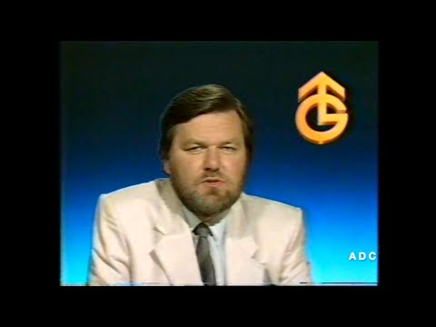 Granada trailer & closedown announcer Jim Pope in-vision 19th July 1985 3 of 3