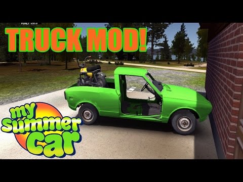 My Summer Car TRUCK MOD! CAN IT HAUL THINGS??