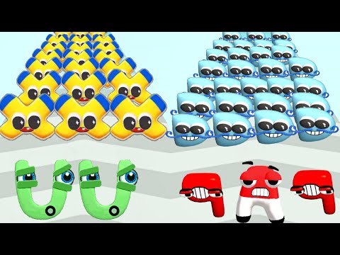 Merge ALPHABET LORE Run Vs Merge Alphabet Dino Run, Number Lore, Alphabet Lore ⭐⭐⭐⭐⭐ ABCDEFUVWXYZ