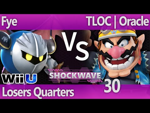 SW 30 Wii U - Fye (Meta Knight) vs TLOC | Oracle (Wario) - Losers Bracket